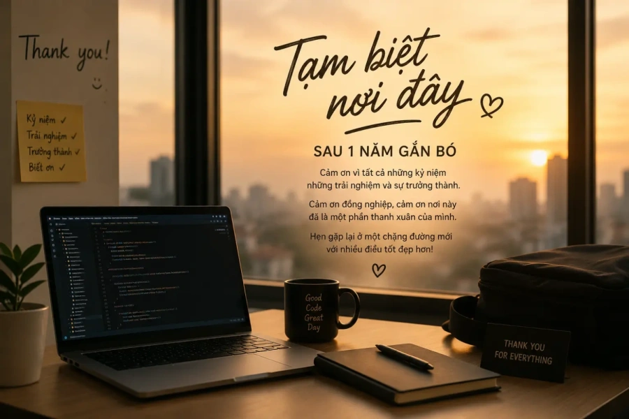 Tạm Biệt Nơi Đây Sau 1 Năm Gắn Bó